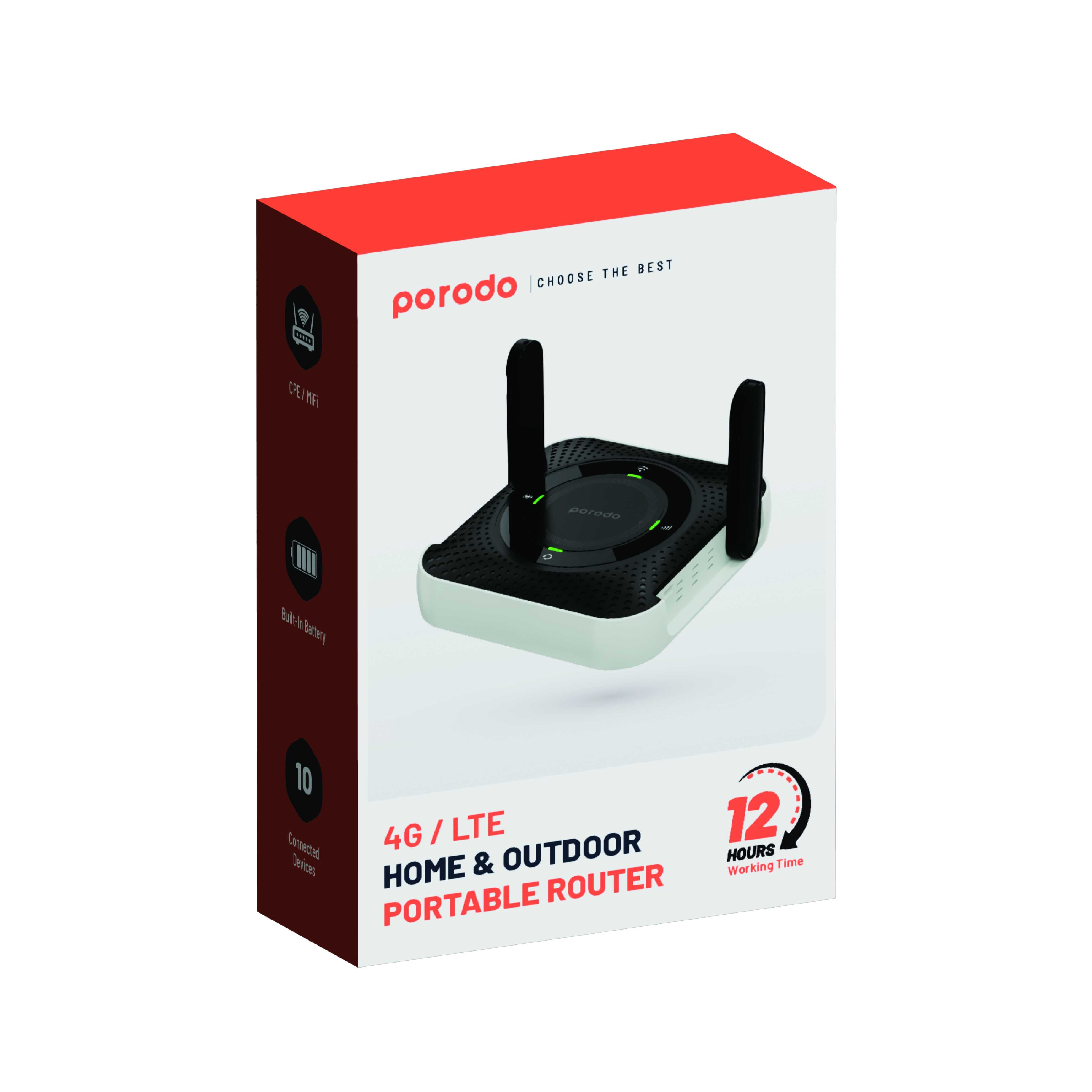 Porodo 4G / LTE Home & Outdoor Portable Router