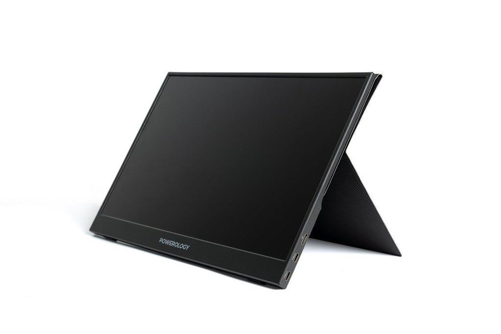 Powerology 15.6-inch Ultra-Slim Full HD Portable Monitor, Black