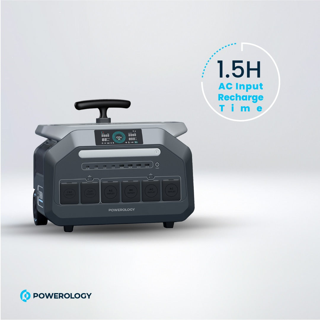 Powerology Solar Input Portable Generator