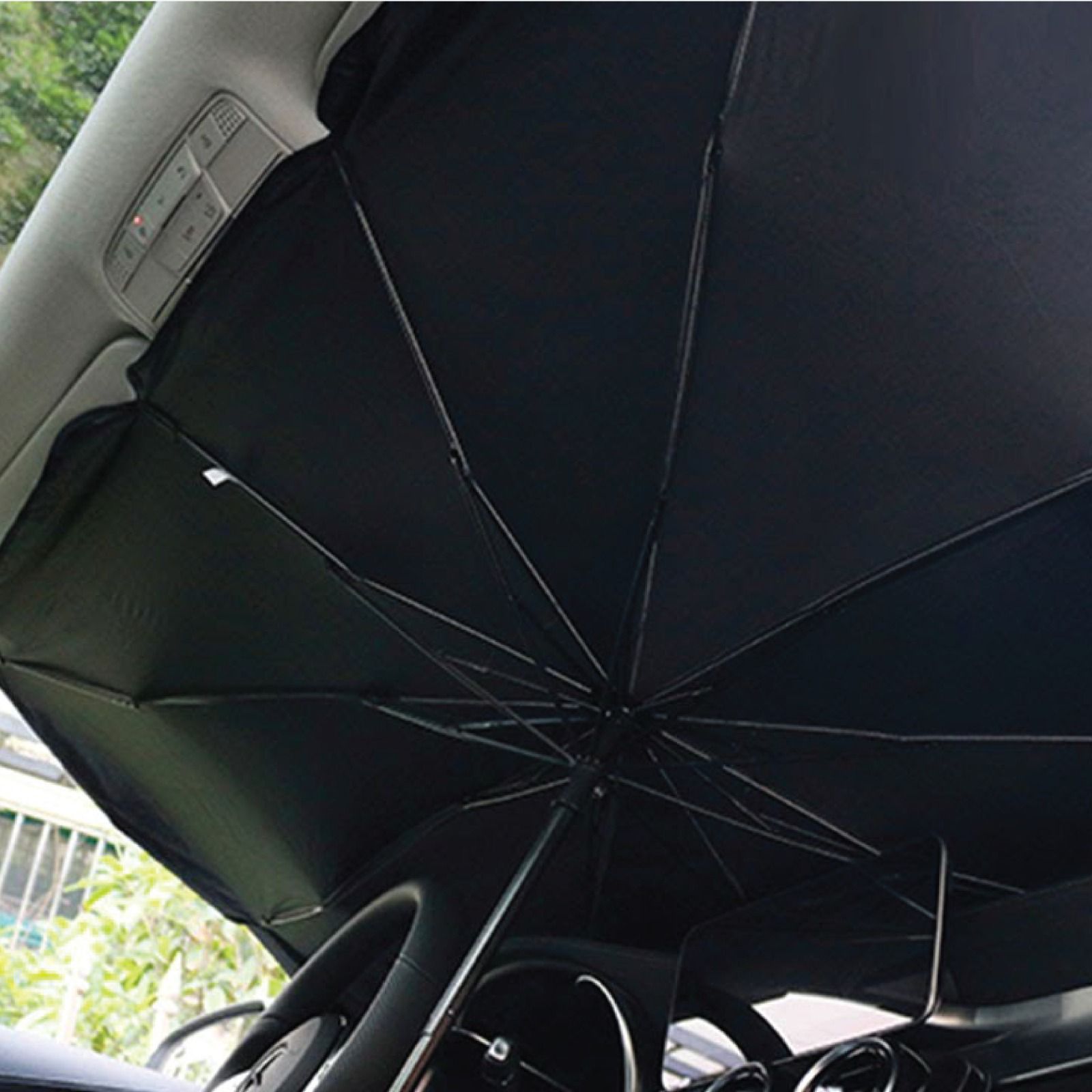 Green Lion Car Windshield Sunshade Umbrella