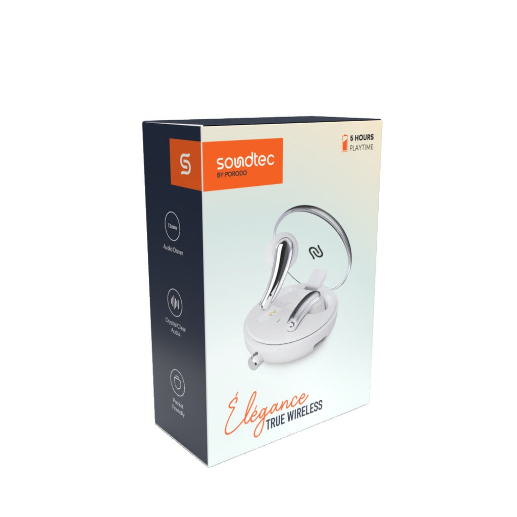 Porodo Soundtec in-ear TWS Earbuds - White