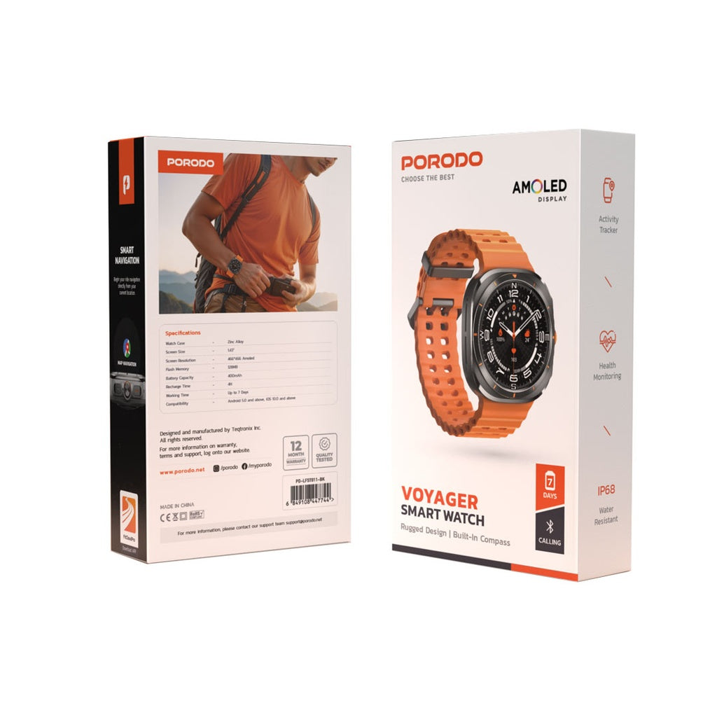 Porodo Voyager Smart Watch