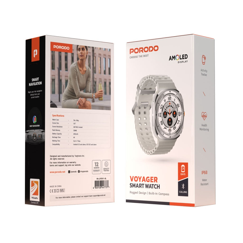 Porodo Voyager Smart Watch