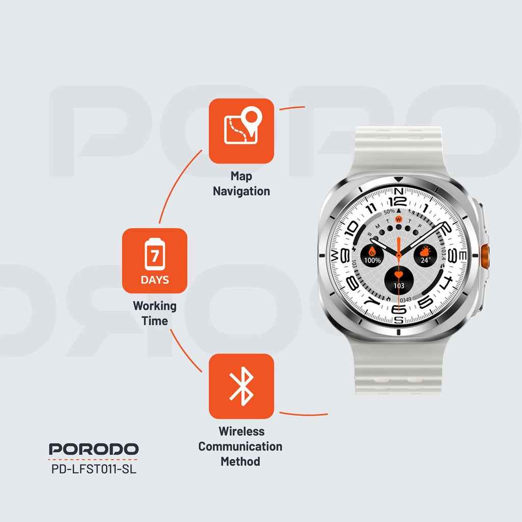 Porodo Voyager Smart Watch