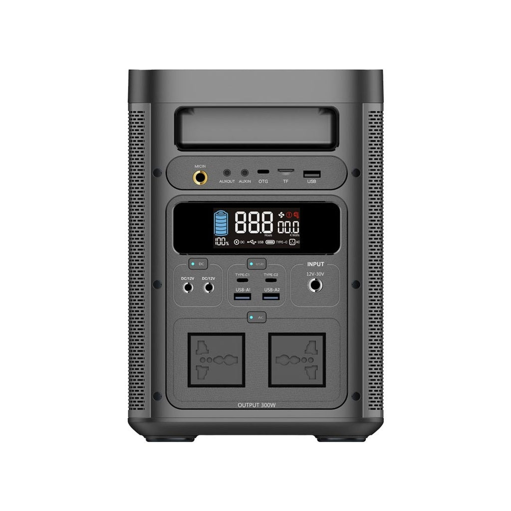 Powerology 90000mAh 300W Portable Generator Integrated Hi-Fi Sound System