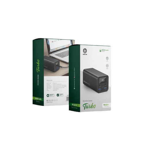 Green Lion Turbo Power Bank PD 65W 20000 mAh