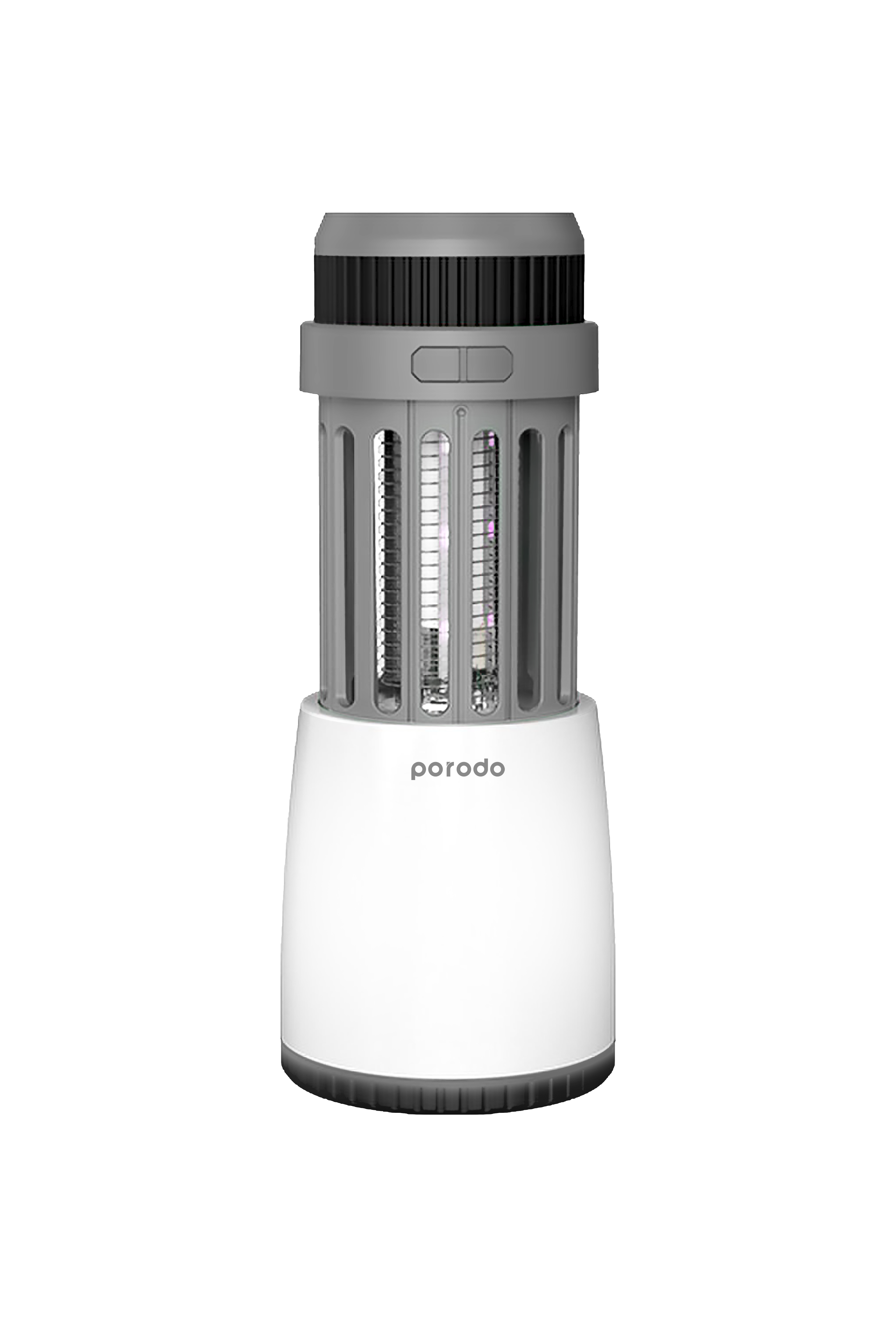 Porodo LifeStyle Outdoor 5W Lamp with Mosquito Zapper- Black/Grey