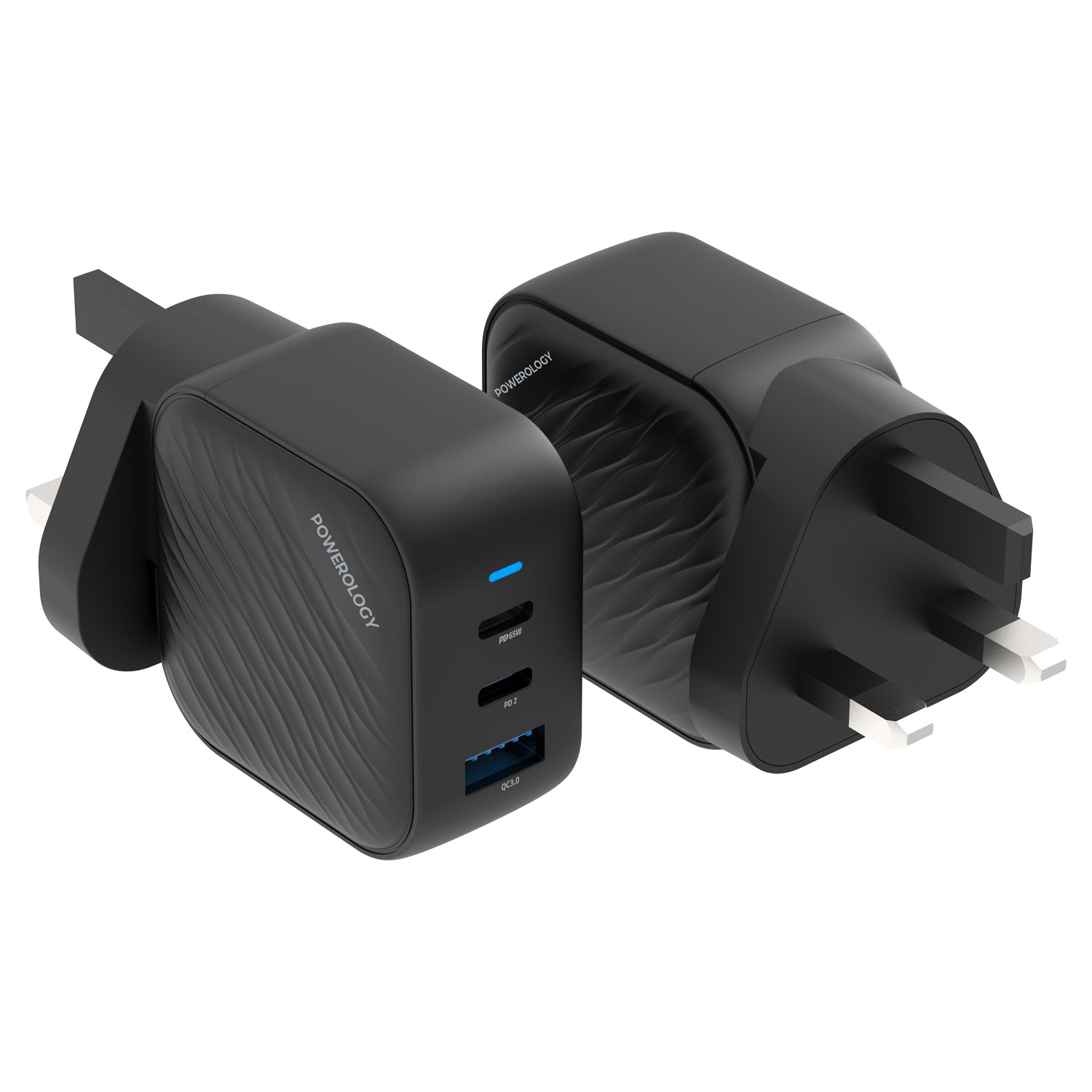 Powerology GaN Ultimate Dual PD  65W Charger UK