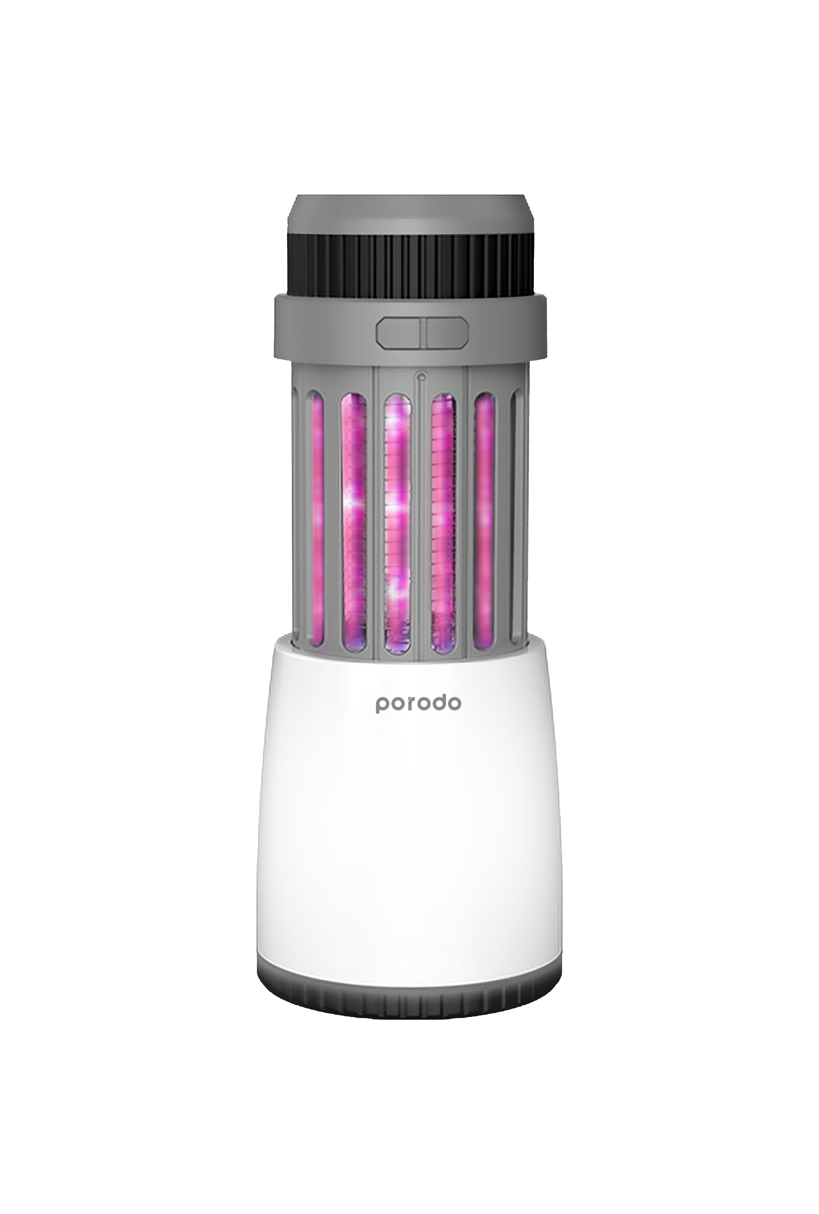 Porodo LifeStyle Outdoor 5W Lamp with Mosquito Zapper- Black/Grey