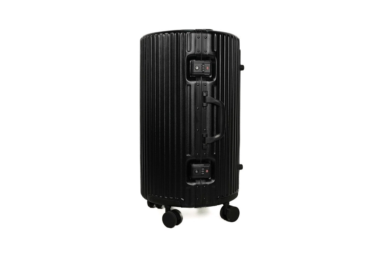 Levelo ORO 24" ABS Suitcase And Light Weight Travel Luggage - Black