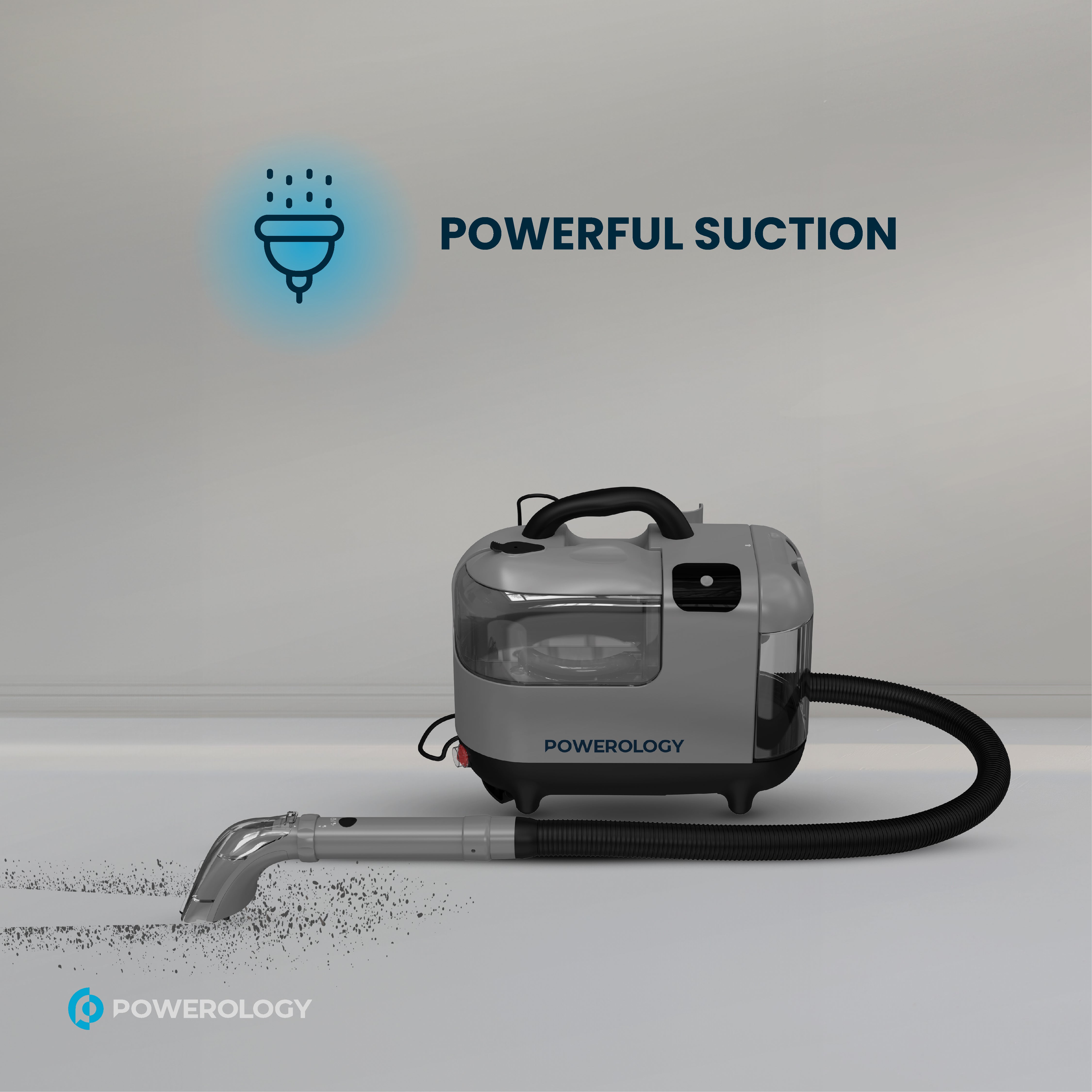 Powerology Powerful Spot & Stain Cleaner Hot Water & Steam Function