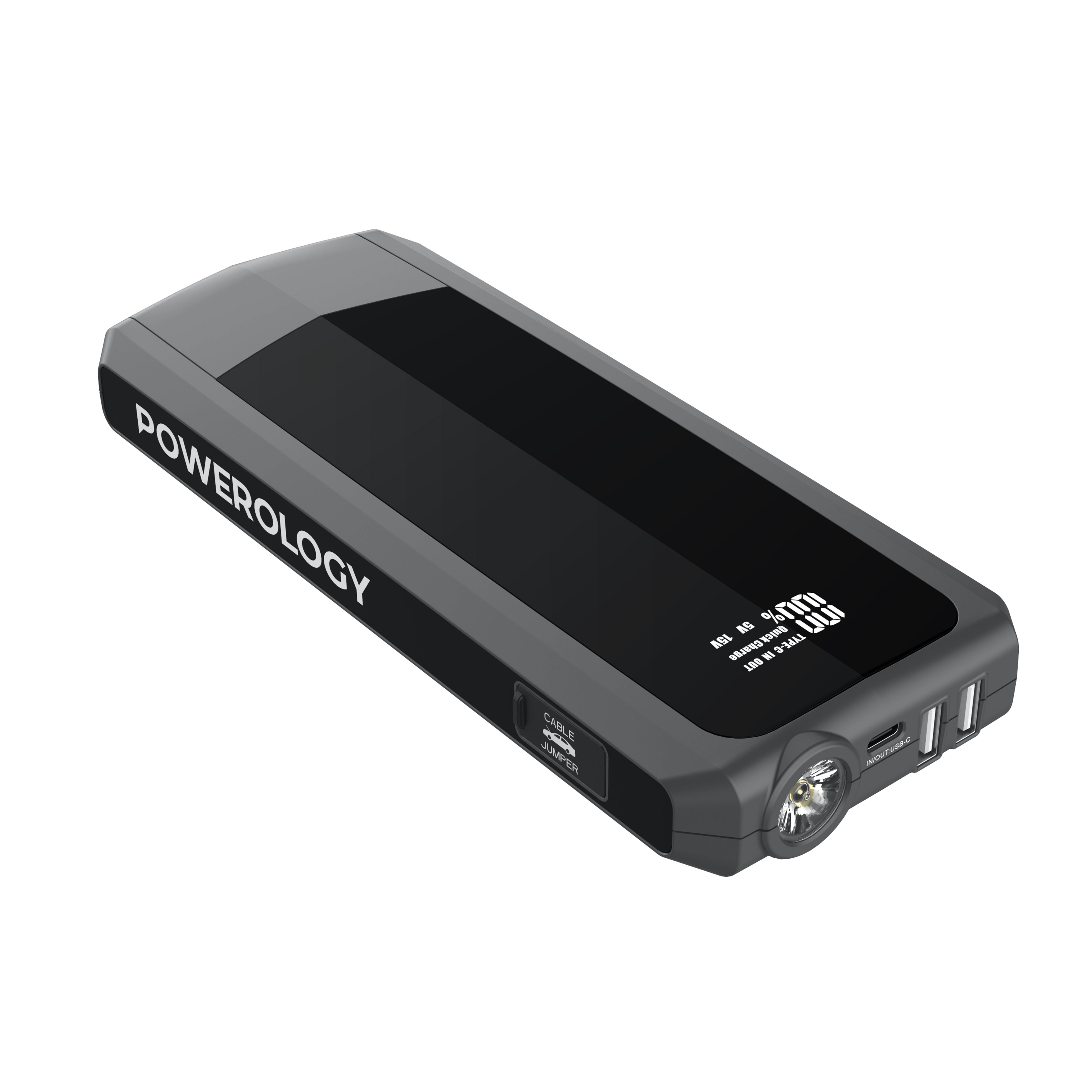 Powerology 16000mAh JumpStart Power Bank