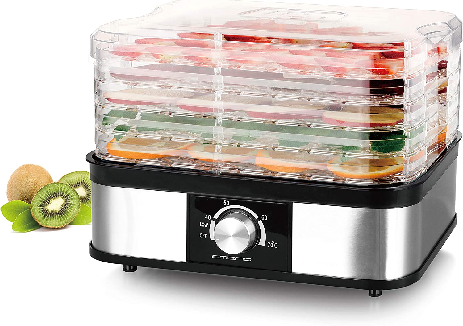 Food Dehydrator with Adjustable Heat