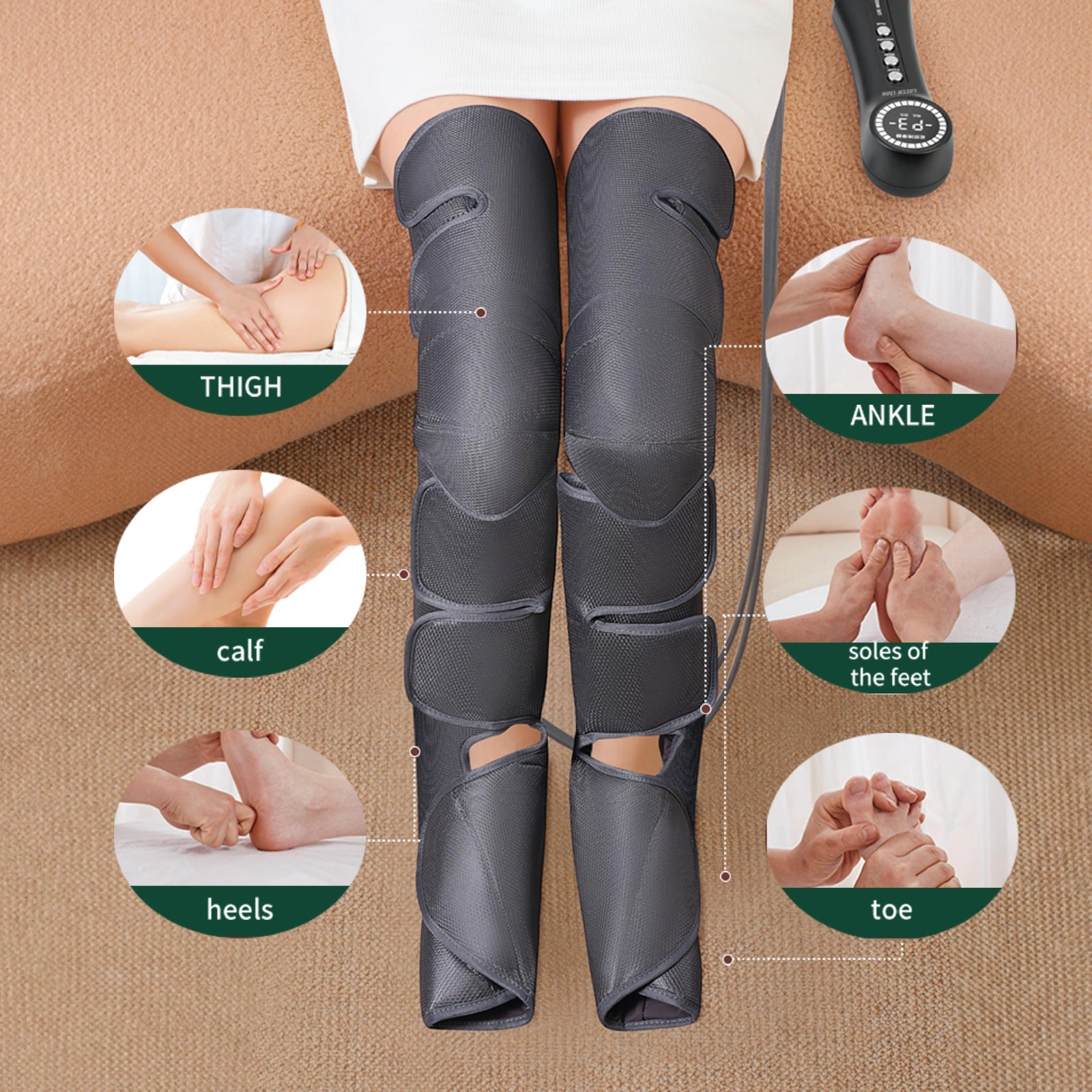 Green Lion Air Pressure Leg Massager