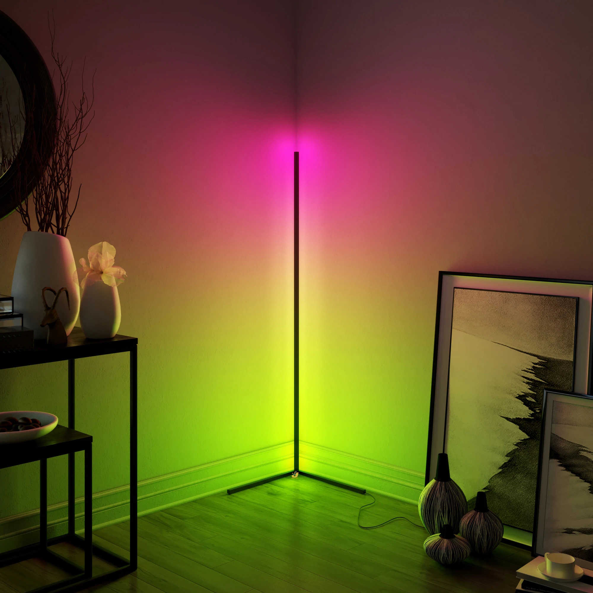 LED Corner Floor Lamp