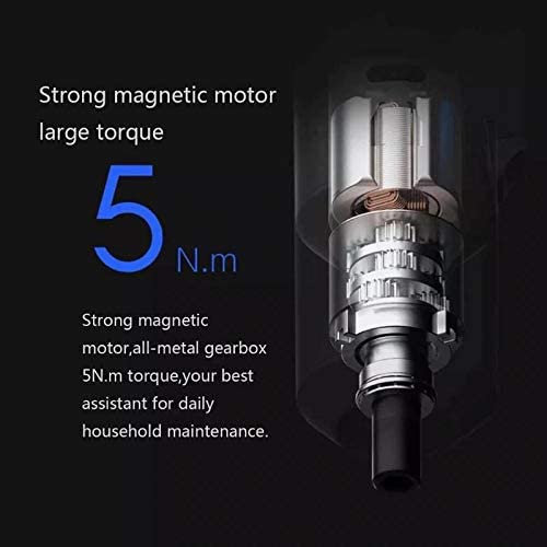 Xiaomi Mijia Cordless Rechargeable Screwdriver 3.6V 2000mAh Li-ion 5N.m Electric Screwdriver With 12Pcs S2 Screw Bits, Pack of 5