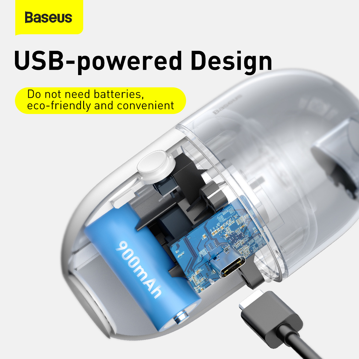 BASEUS C2 Desktop Capsule Vacuum Cleaner