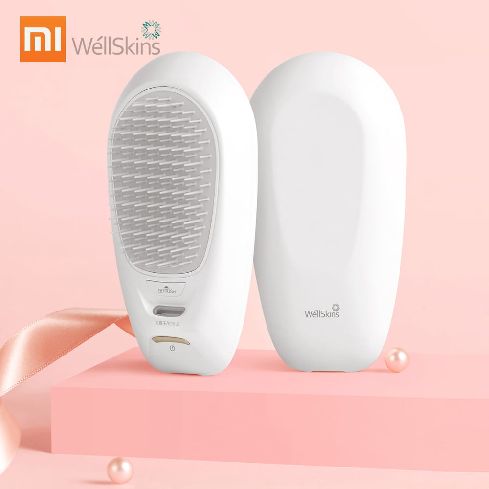 Xiaomi Wellskins Anion Hairdressing Comb for All Hair Type, White