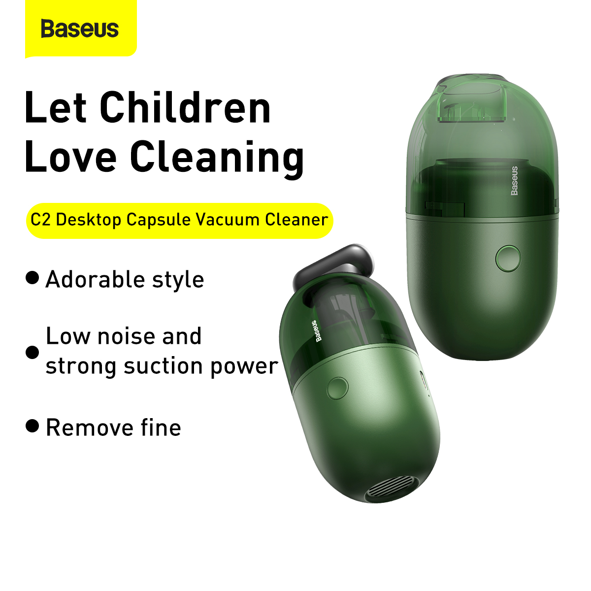 BASEUS C2 Desktop Capsule Vacuum Cleaner