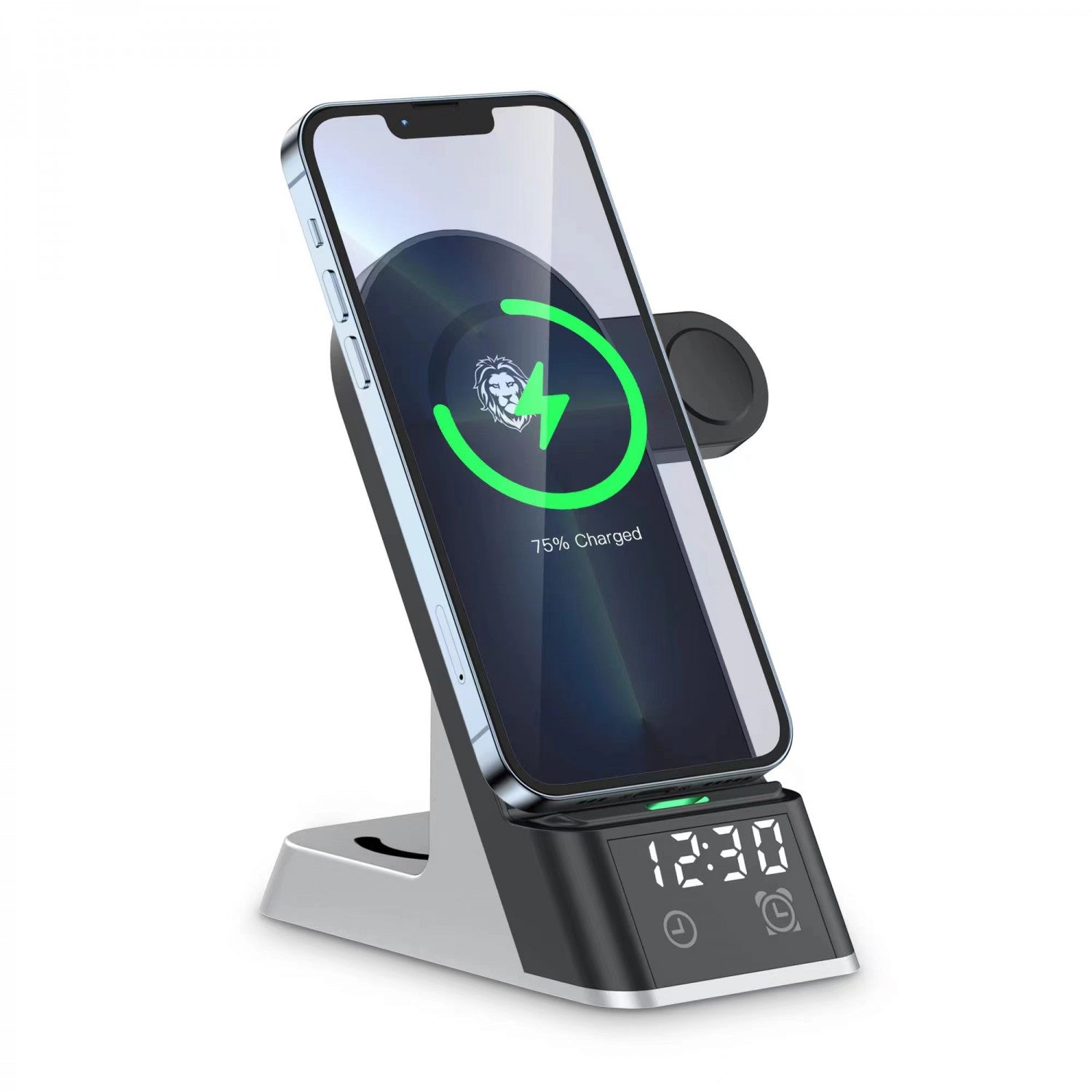 Green 6 in 1 Wireless Charger 15W - Black