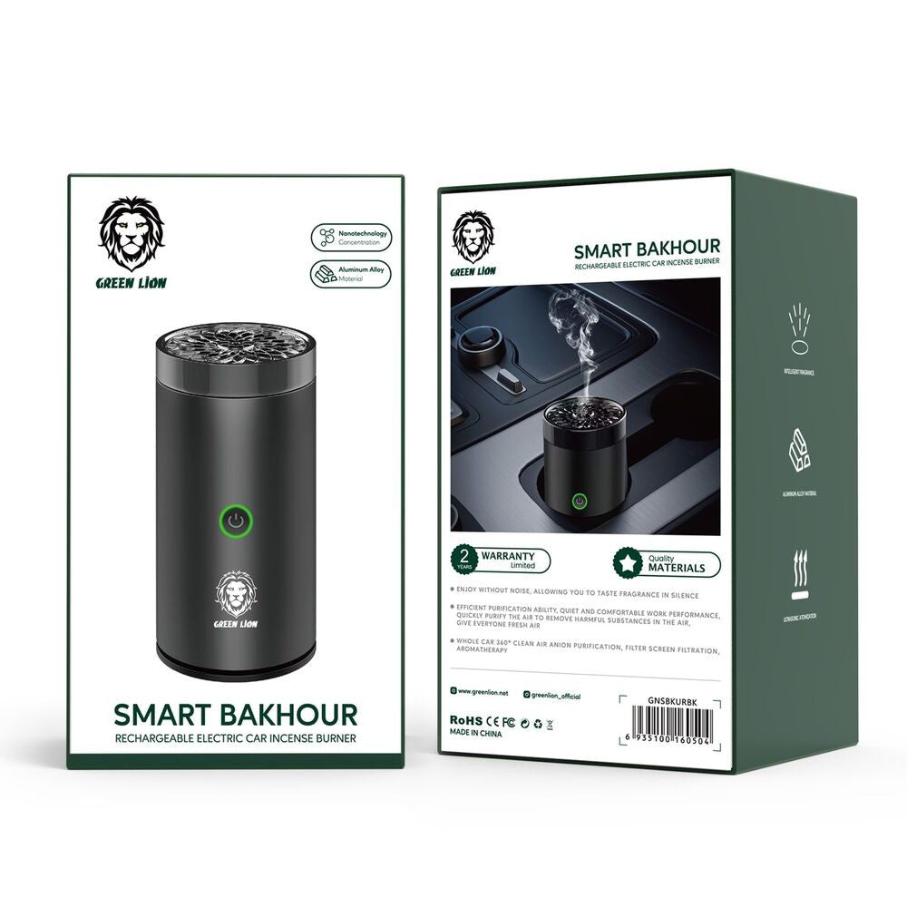 Green Smart Bakhour Rechargeable Electric Car Incense Burner