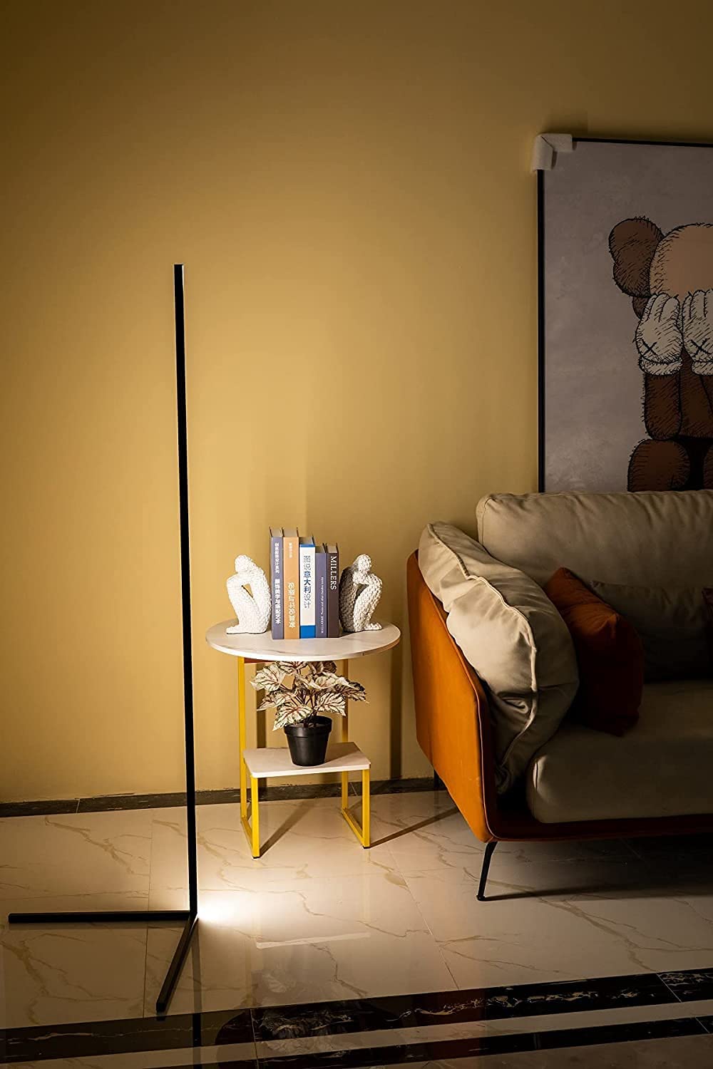 LED Corner Floor Lamp