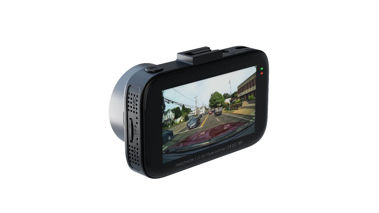 Powerology Dash Camera Ultra with High Utility Built-In Sensors 4K - Black