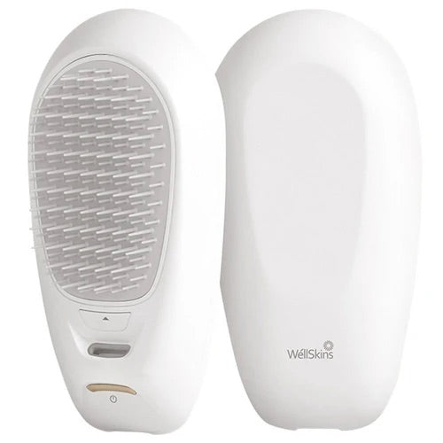 Wellskins Portable Anion Hair Care Comb With Fast Charging - White