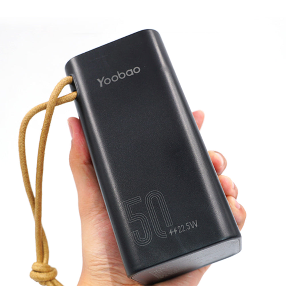 Yoobao H5/L30 50000mAh Powerbank Fast ChargeStation High Capacity yaobao Power Bank LED Flashlight